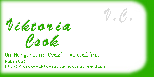 viktoria csok business card